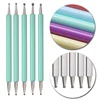 5Pcs Dual-Ended Nail Art Dotting Tools, with 10 Different Sizes for Dotting, Marbleizing & Painting 2