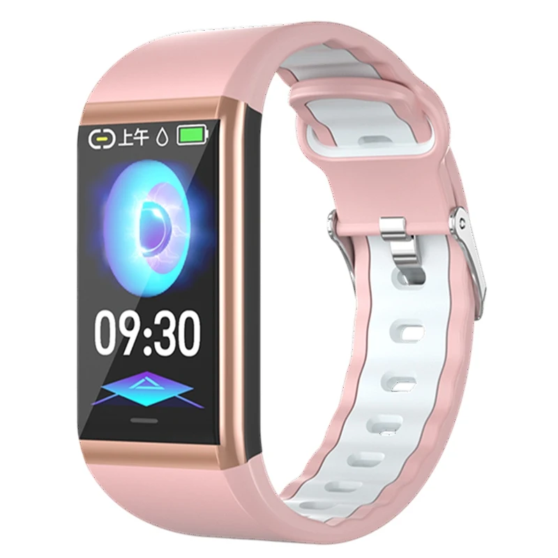 

Bakeey B88 Custom Dial Blood Pressure Female Physiological Monitor 1.14inch Large View Brightness Control Smart Band Wristband