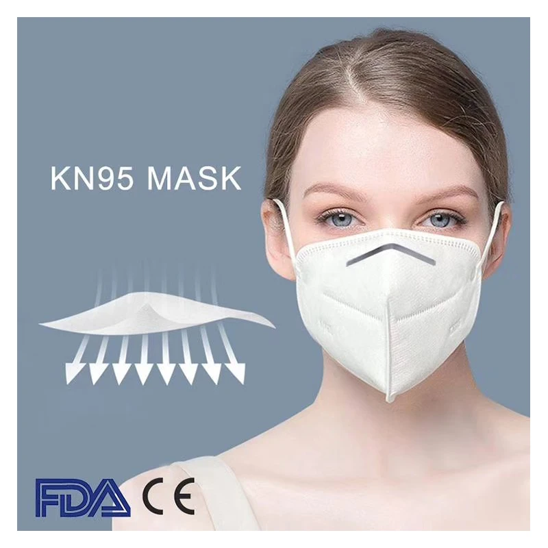 

In stock N95 Level Mask 99% Filtration Individual Packs KN95 FFP2 Mask Protective Anti-infection Face Mask Protection CE FDA
