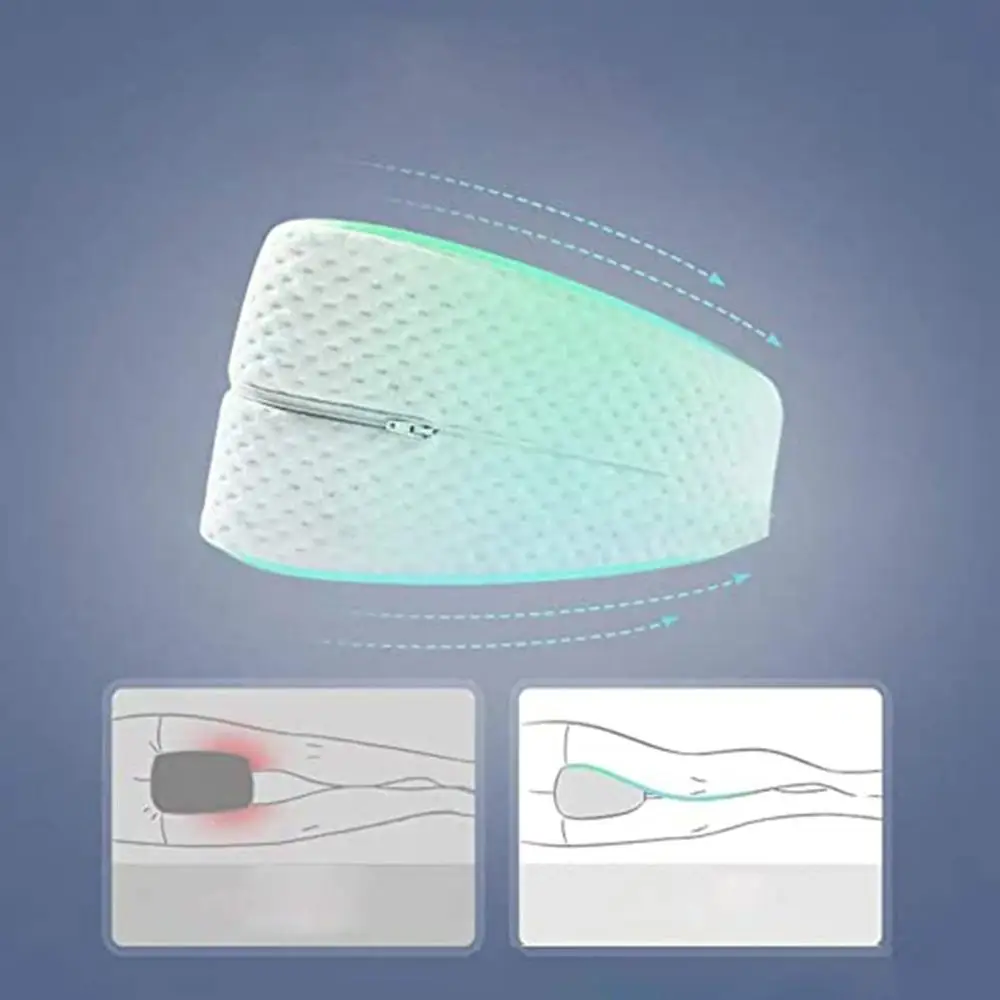 Orthopedic Pillow for Sleeping Memory Foam Leg Positioner Maternity Pillow Knee Support Cushion Home Sciatica Relief Back