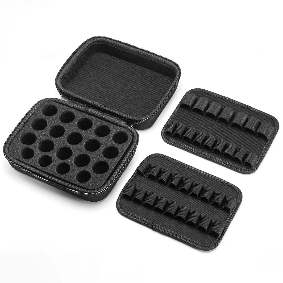 

Вмещает 2 мл 10 мл 15 мл дорожные бутылки с роликами для эфирного масла органайзер для хранения Жесткий чехол из ЭВА сумка для переноски сумка