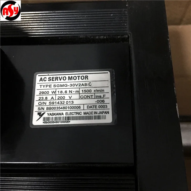 Использованный протестированный рабочий SGMG-30V2ABC сервомотором переменного тока