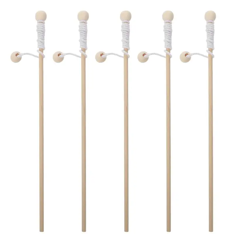 5pcs Wooden Magnetism Fishing Poles Wood Rod for Kindergarten Kids | Игрушки и хобби