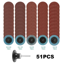 51pcs Diamond Cutting Discs Sanding Grinding Wheel Circular Saw Blade Woodworking Metal Dremel Drill Rotary Tool Accessories