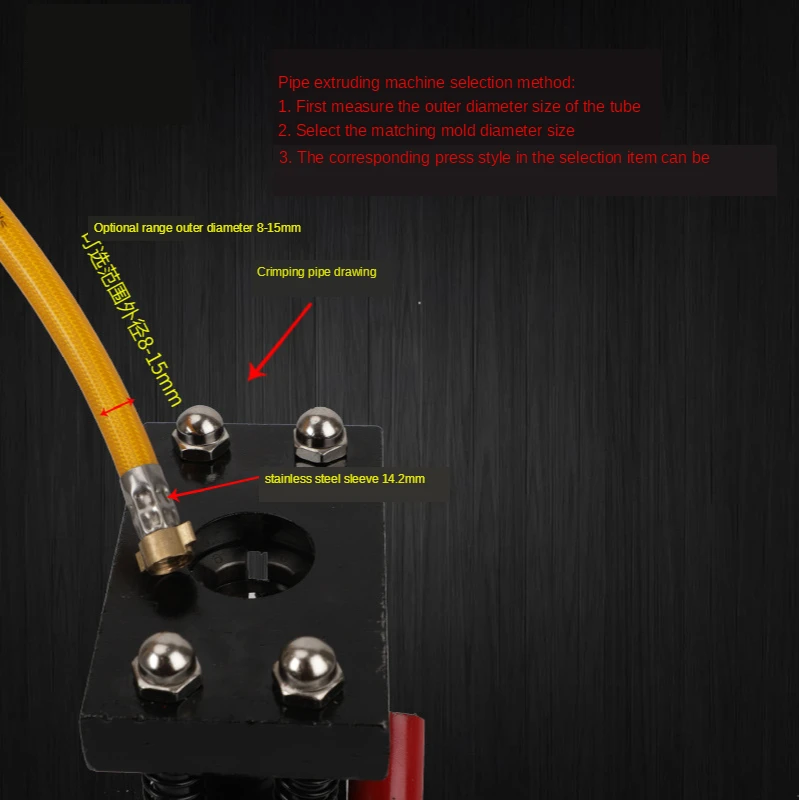 Manual hydraulic pipe crimping machine Tool Parts Tools anthropology
