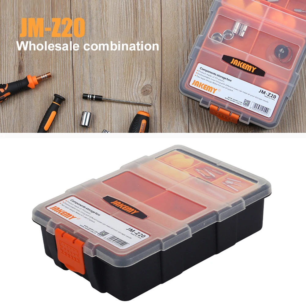 Box Screw-Storage-Box Tough Case Tool-Parts Compartment Electronic-Component Plastic