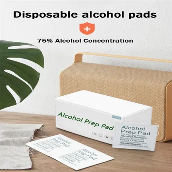 

50Pcs 75% Alcohol Wet Wipe Disposable Disinfection Sterilization Wipes for Pad Antiseptic Skin Cleaning Cloths Health Care Phone