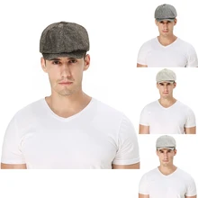 Кепка Peaked Повседневная Защита от ультрафиолетовых лучей хлопок лен плоский козырек наружные головные уборы Newsboy Новинка