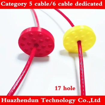 

17 holes Lotus root type cable machine room finishing beam line carding machine Category 5 line/ six line cable available