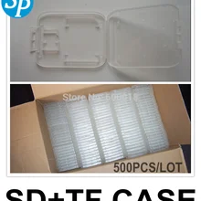 Чехол для карт памяти SD+ micro sd s Чехол Корпус, тонкий sd Держатель для карт пластиковая защита для micro sd 128GB Прямая поставка