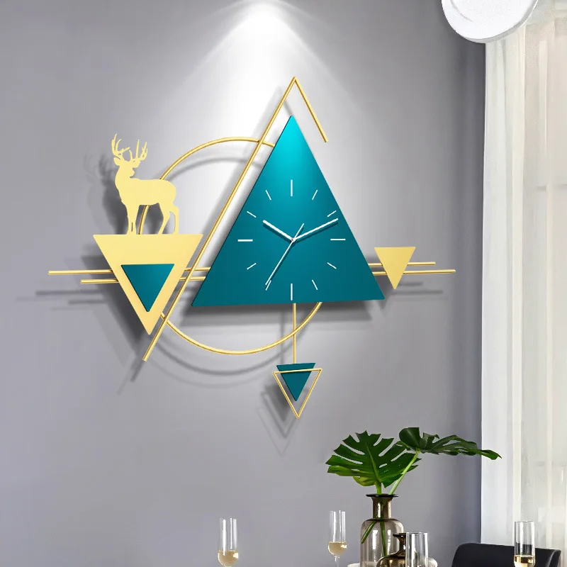 

Simple Living Room Wall Clock Household Interior Decoration Wall Clock Fashionable Atmosphere Wall Clock Creative clock 691456