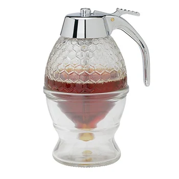 

Jar Acrylic Storage Pot Squeeze Bottle Container Cup Portable Holder Drip Kettle Syrup Dispenser Honey Juice Dispenser