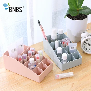 

Multiple Grids Storage Box Makeup Stationery Organizer For Cosmetics Desktop Plastic Small Sundries Boxes For Storage