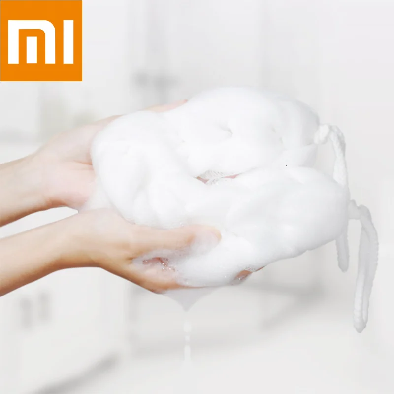Xiaomi mijia Youpin качественное полотенце для душа губка ванны и удлиненный инструмент