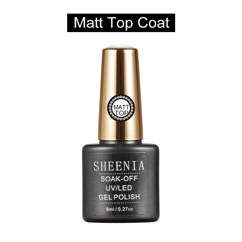 Sheenia TC027 UV Gel Nail Polish gel Nail Gel Varnish Base Coat +Top Matte Coat Art DIY Design