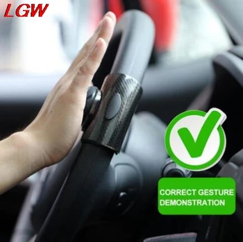 

Steering wheel spherical spherical car steering booster silicone power steering handle automatic rotating knob with compass