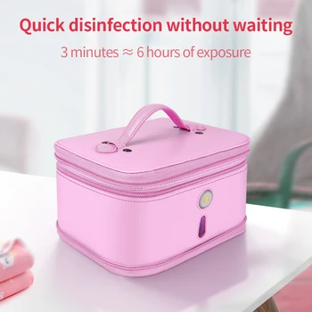 

UV LED Sterilizer Bag Sanitizer Box UVC light lamp USB Rechargeable Disinfection for Phone Bottle Jewelry Mask etc
