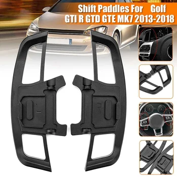 

Paddle Shifter Extensions CNC Billet Aluminum Steering Wheels Shift Paddle Fit For-Golf R MK7 GTD GTE 2013-2018(Black)