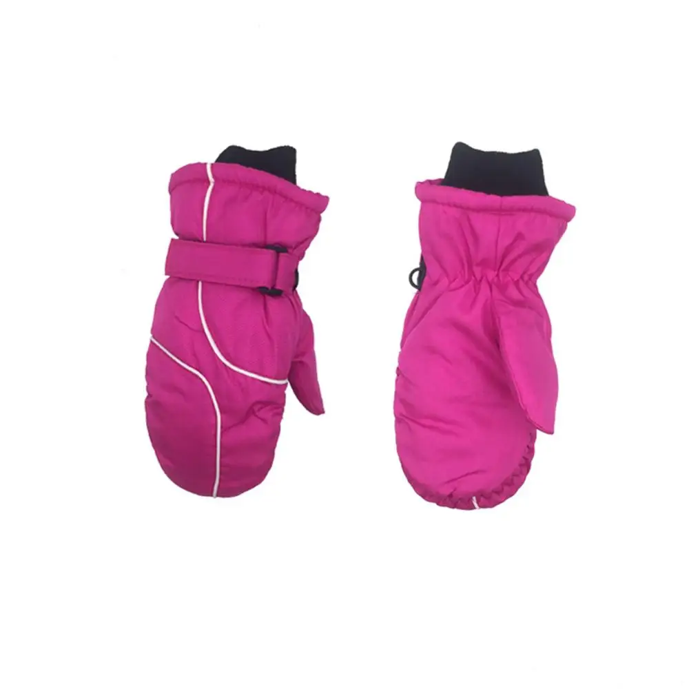 Мультяшные перчатки для детей для кемпинга, зимние водонепроницаемые аксессуары, лыжные зимние перчатки, спортивные - Цвет: Другое