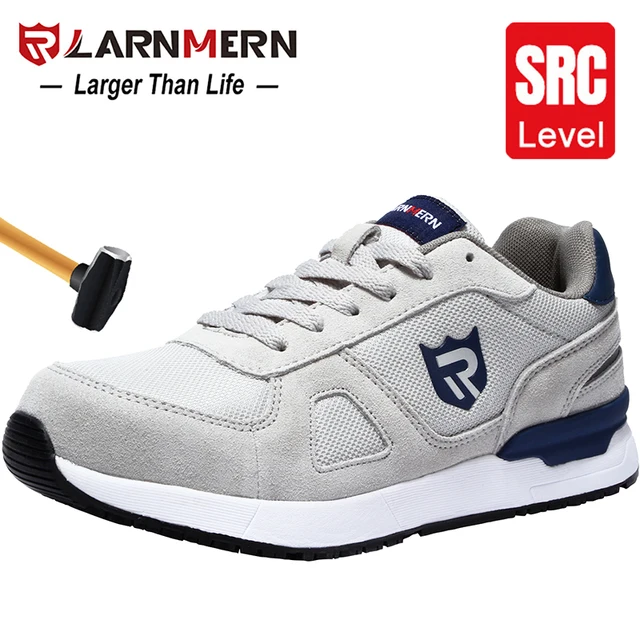 US $34.71 LARNMERN Mens Work Safety Shoes Steel Toe Construction Sneaker Breathable Lightweight Antismashin