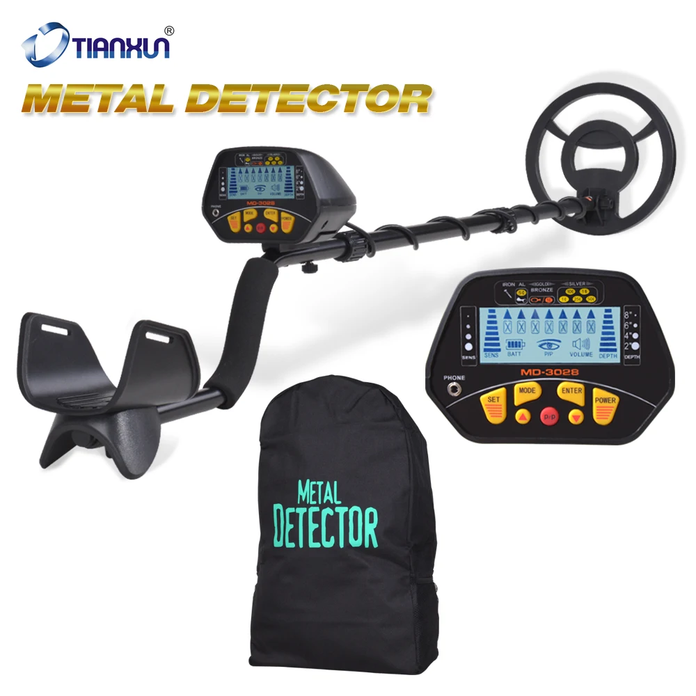 Портативный ручной металлоискатель Pinpointers детектор De Metais Detecteur Профессиональный MD-3028 водонепроницаемый детектор золота - Цвет: MD-3028 SET6