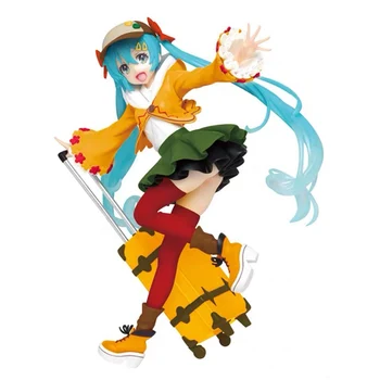 

In stock Original Taito Vocaloid Figure Autumn Version Renewal Hatsune Miku PVC action figurine model figuars