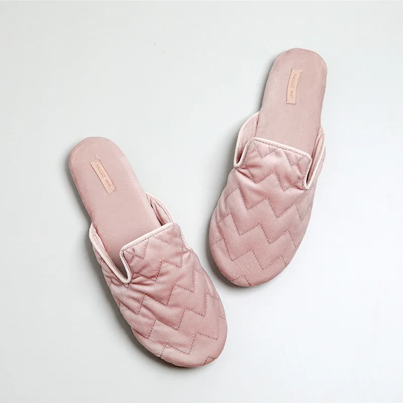 New Women Winter Home Slippers Solid Color Soft slippers rubber bottom Indoor Floor Shoes Ladies Bedroom Silent | Обувь