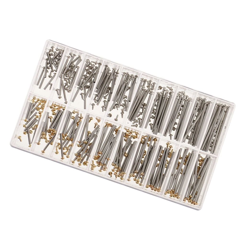 Watch Repair Tools Set Kits Wristwatch Band Clasp Buckle Tube Friction Pins 10mm-28mm Spring Bar Set Strap Parts Tools