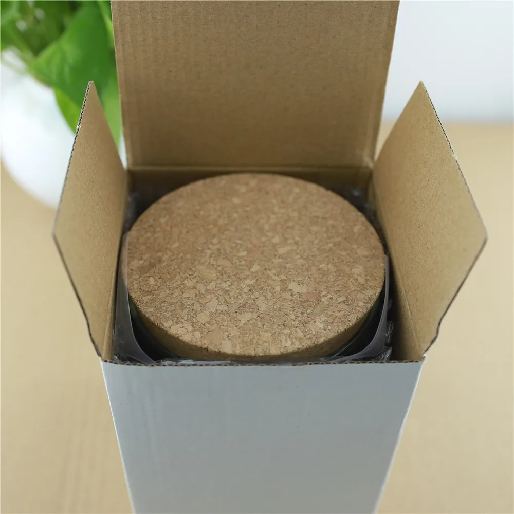 100-120mm 4pcs 750ml Cork Kitchen Storage Large Glass Bottle Food Jar Container Transparent Empty Spice Nuts Storage Jars (3)