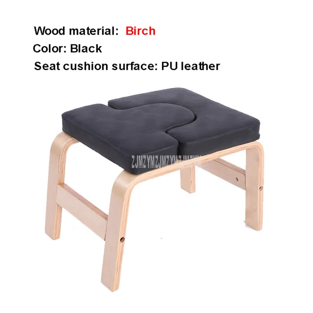 Wood Wooden Yoga Inverted Handstand Bench Yoga Assistance Auxiliary