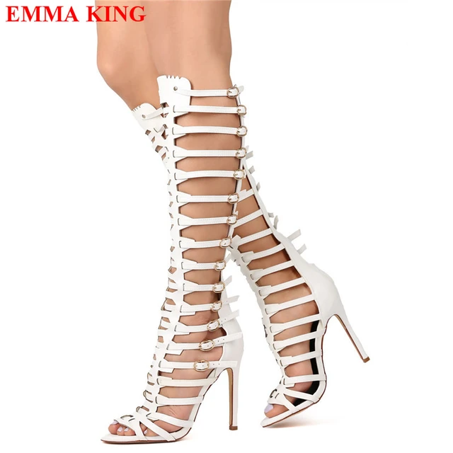 ALIVEE Heels for Women Women Gladiator Sandals Shoes String Bead High Heels  Sandals Summer Party Dress Shoes Buckles Pumps (Color : 1 White, Size : 2.5  UK) : Amazon.com.au: Clothing, Shoes & Accessories