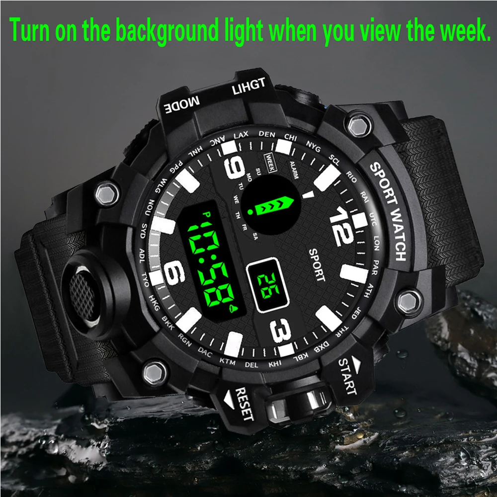 free droshipping G Style Shock Watches Men Military Army Mens Watch Reloj Led Digital Sports Wristwatch Male Gift Analog Automatic Watches Male (16)