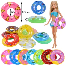 Anneau de natation pour poupée barbie, vêtements, accessoires, jouet fille, 30cm, 5 pièces 
