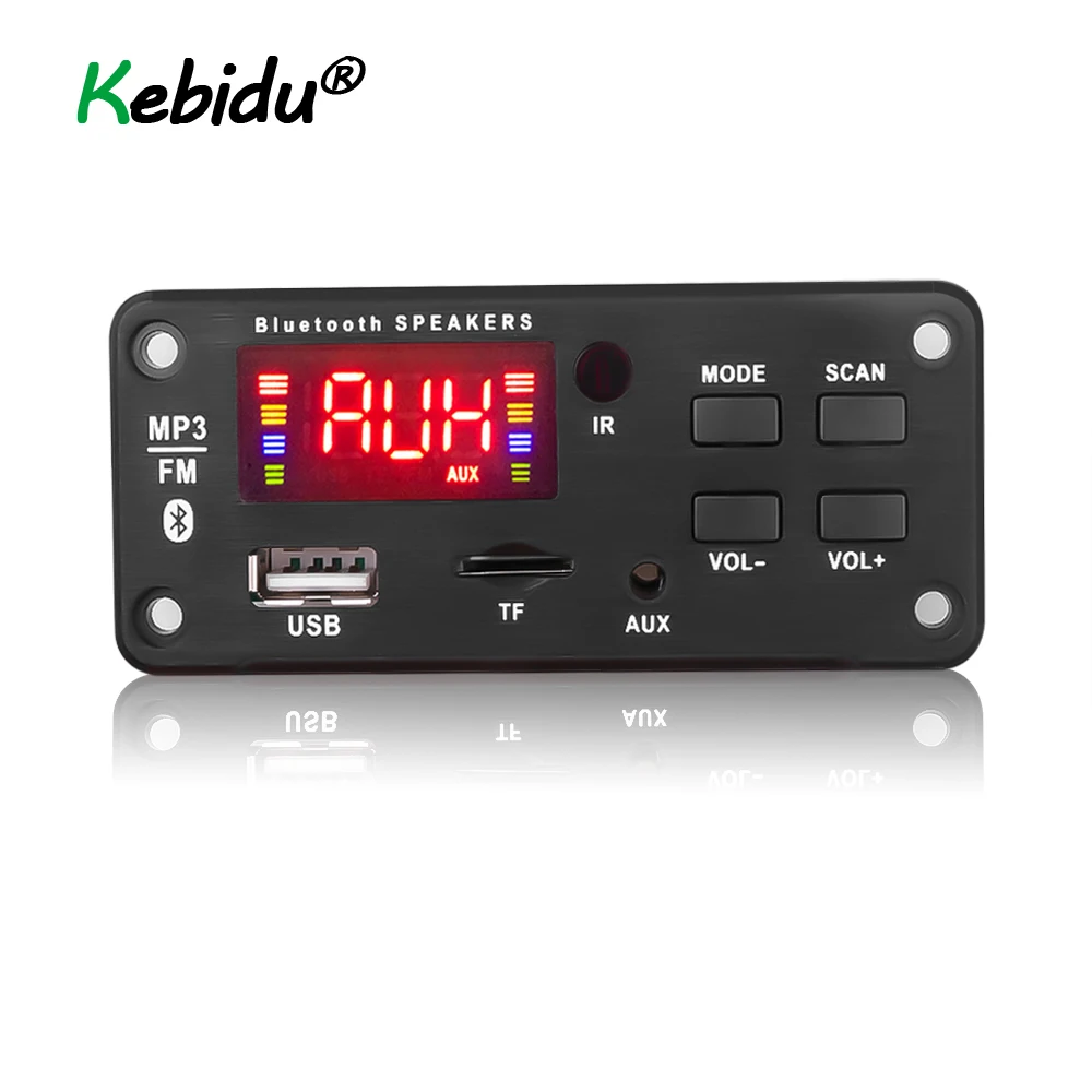 

MP3 Module WMA MP3 Decoder Board 12V Wireless Bluetooth 5.0 Audio Module USB TF Radio For Car