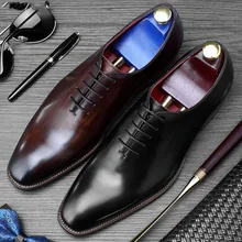 2019 Handmade Designer Luxury Wedding Party Formal Business Brand Male Dress Genuine Calf Leather Mens Oxford Shoes 2019 Handmade Designer Luxury Wedding Party Formal Business Brand Male Dress Genuine Calf Leather Mens Oxford Shoes