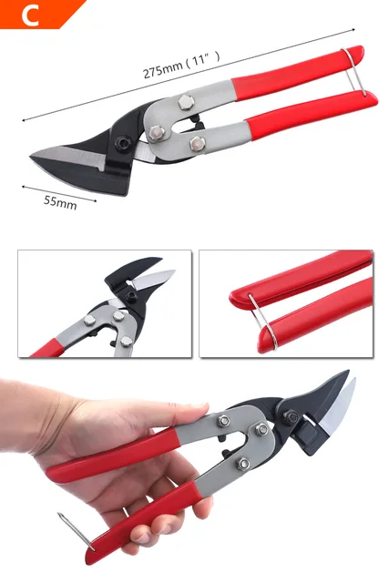 Metal Cutting Scissors Professional Tin Snips Metal Cutter Industrial  Aviation Snips for Cutting Hard Meterial 1pc - AliExpress