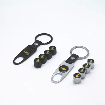 

New 5PCS Auto Wheel Tire Valve Stem Caps Cover For Chevrolet Colorado Cruze Spark Captiva Malibu Trax Aveo Car accessories