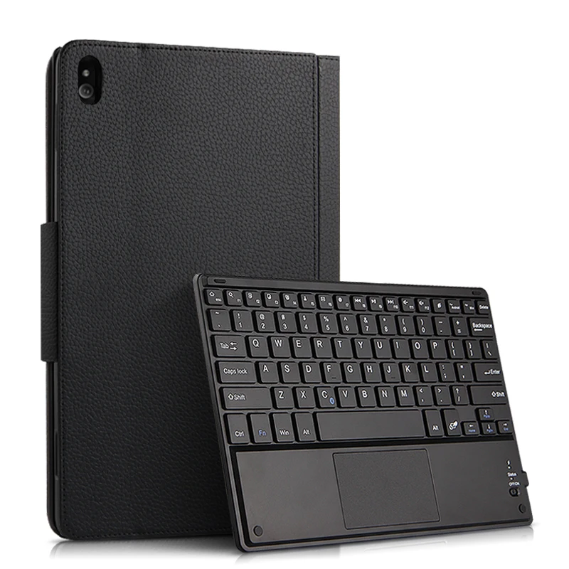 Чехол из искусственной кожи для Lenovo Tab E10 с Bluetooth клавиатурой деловым чехлом