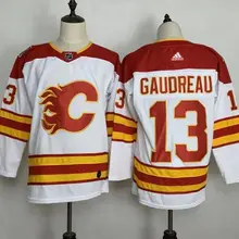 Новинка, все сшитые мужские трикотажные изделия Calgary#13 Johnny gaudreau
