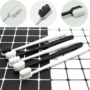 

1PC Ultra-fine Toothbrush Super Soft Bristle Toothbrush With Holder Deep Cleaning Brush For Oral Care Tools