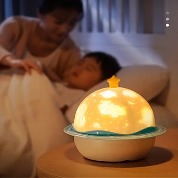 

LED Starry Sky Atmosphere Nebula Galaxy Light Projector Sleeping Night Light 5V Bluetooth IR Remote For Home Christmas Gift