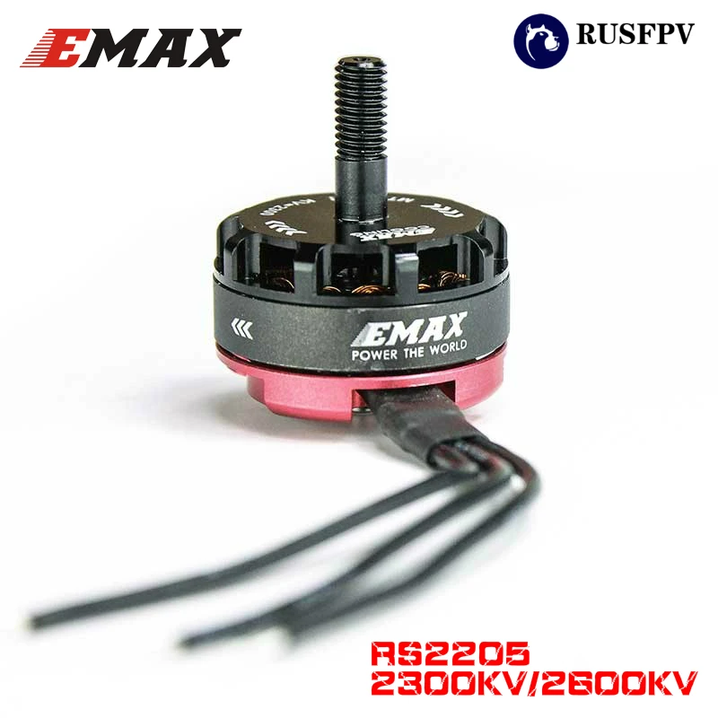 4 шт. Emax RS2205 2205 2300KV 2600KV гоночный двигатель CW для радиоуправляемого вертолета самолета Multirotor FPV гоночный Дрон