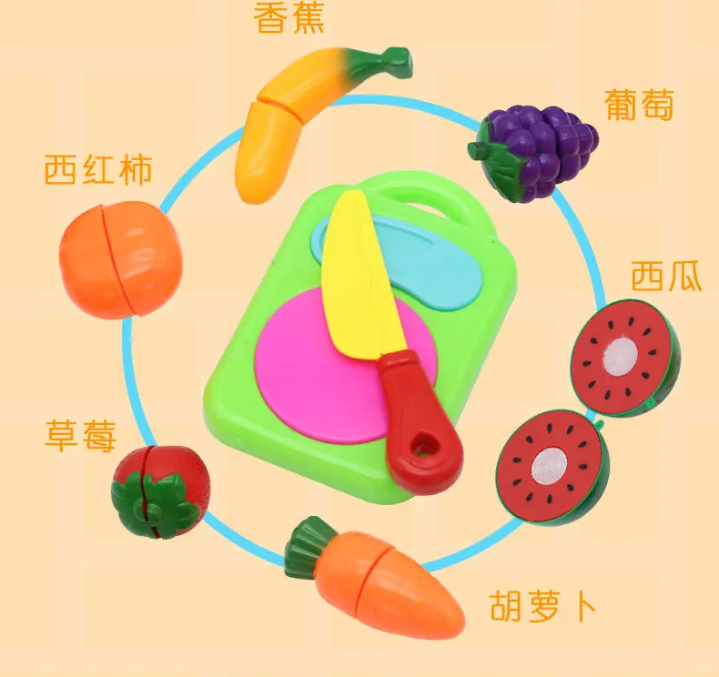 Фруктовая огранка детская кухня игровой домик игрушки модель резка овощи игрушка