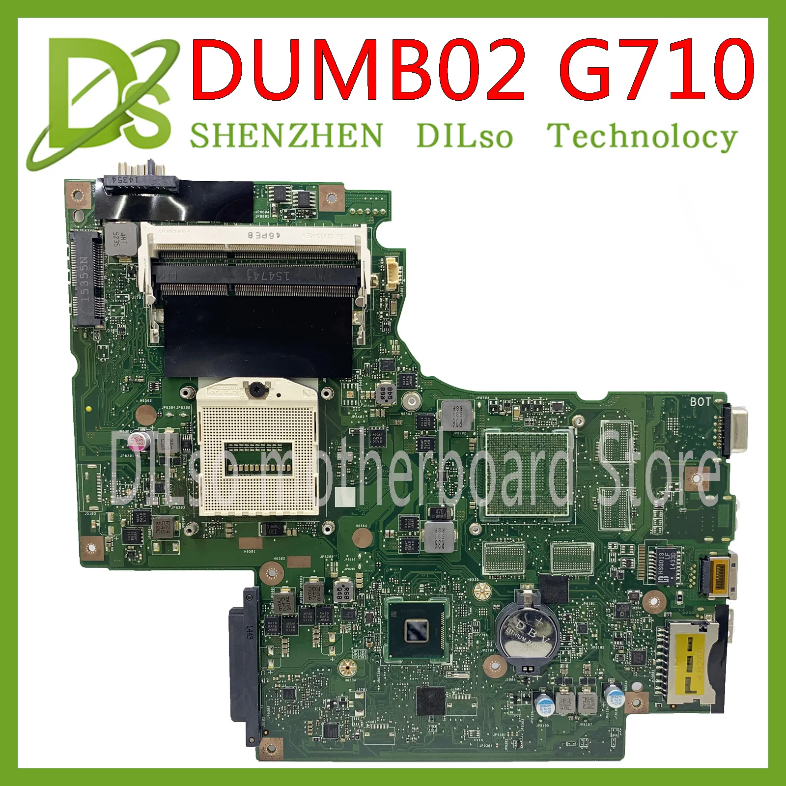 KEFU DUMB02 материнская плата REV: 2 1 Для Lenovo G710 Материнская ноутбука без чипа