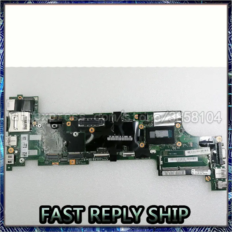 Для Lenovo Thinkpad X240 Материнская плата ноутбука SR1ED I5-4300U процессор DDR3L 04X5152 04X5164 VIUX1 NM-A091