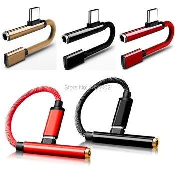 

2 in 1 Type c To 3.5Mm Jack Audio Charging Cable Wire Converter OTG Adapter For samsung xiaomi huawei