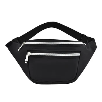 

Casual Women Waist Bag Shoulder Bags Fanny Bum Belt Pack Oxford Waterproof Zipper Travel Casual Crossbody Chest Pouch