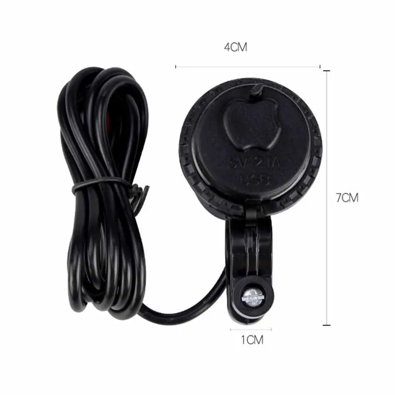 12 V/24 V USB мотоцикл Водонепроницаемый переключатель гнездо мотоцикла Мото телефона Зарядное устройство прикуриватель адаптер