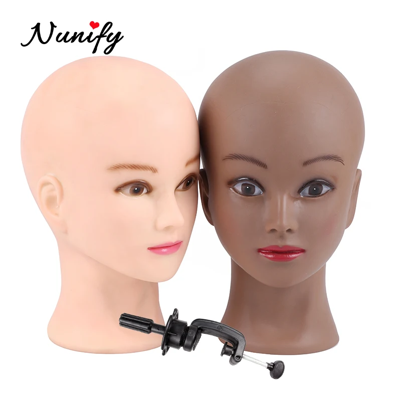 Nunify Hot Sale African Mannequin Head Without Hair For Making Wig Hat