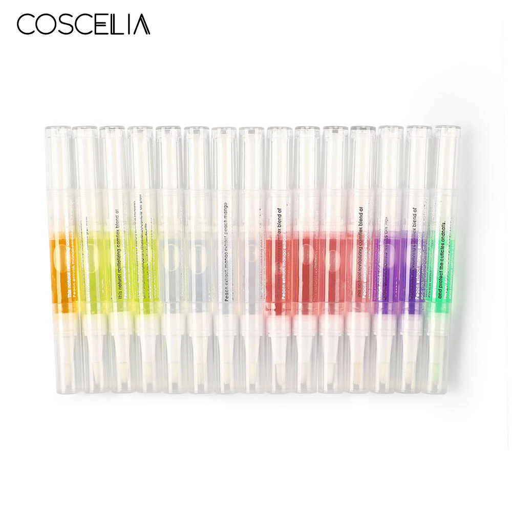 

COSCELIA 15pcs/lot Cuticle Revitalizer Oil Nail Art Tools Care Nail Treatment Manicure Set Soften Pen For Nails Moist Tools Set